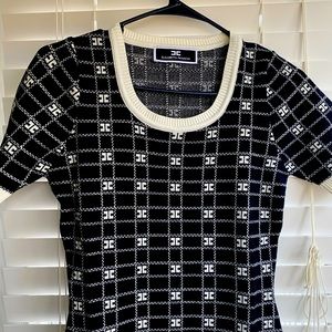 Short sleeves knitwear Elisabetta Franchi mini dress